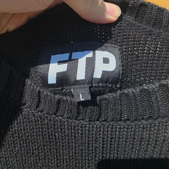 FTP Spell Out Knit Sweater "Black" - Picture 3 of 6